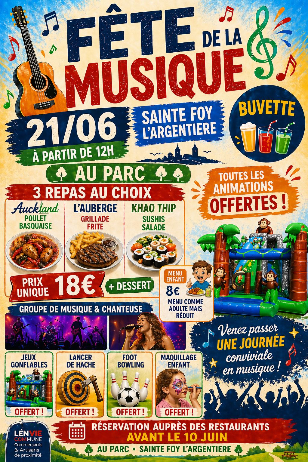 Affiche de la prochaine soir�e � th�me du 14 mars